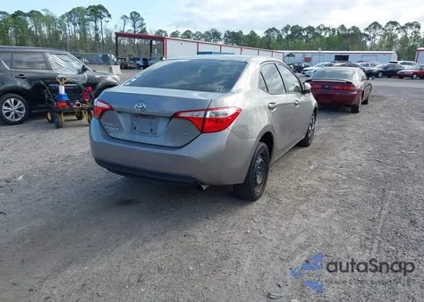 2016 Toyota Corolla Le from USA, damaged, VIN 2T1BURHE2GC580899